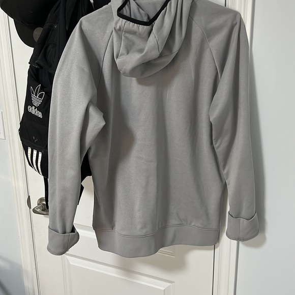 Mens Grey zip up north face hoodie - Picture 3 of 4